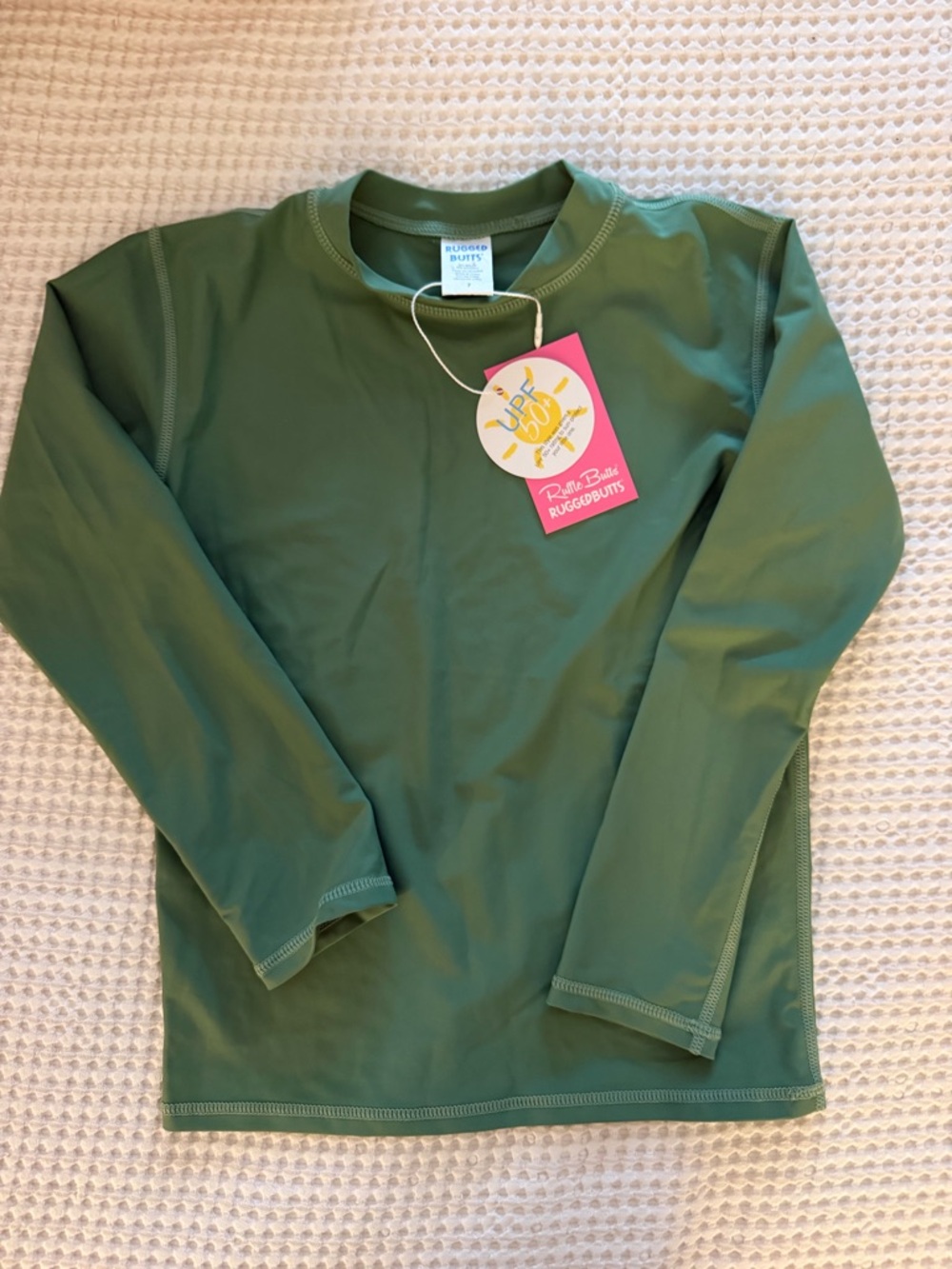 Rugged Butts UPF Long Sleeve Rash Guard - Olive Green